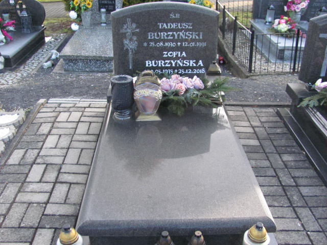 Grób Zofia Burzyńska
