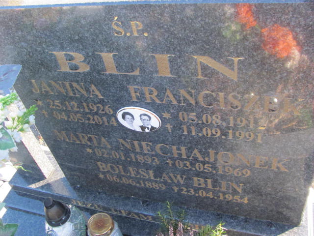 Janina Blin 1926 Platerówka - Grobonet - Wyszukiwarka osób pochowanych