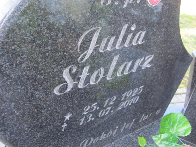 Julia Stolarz 1925 Platerówka - Grobonet - Wyszukiwarka osób pochowanych